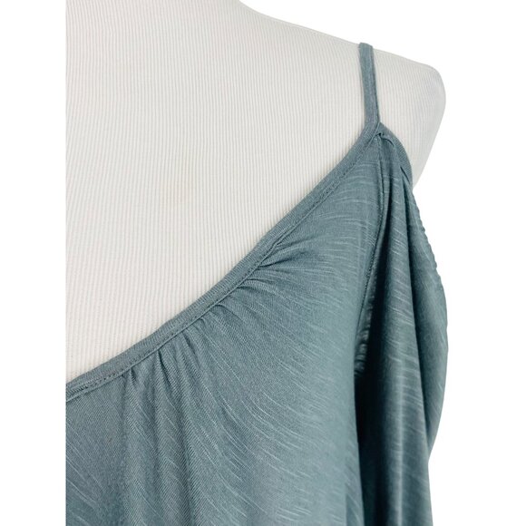 NWT Free People Crochet Trim On-Off Shoulder Long Sleeve Scoop Neck V-Back Top - Picture 10 of 16